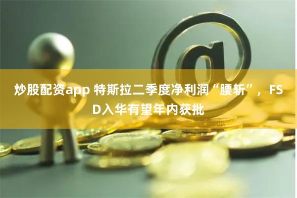 炒股配资app 特斯拉二季度净利润“腰斩”，FSD入华有望年内获批